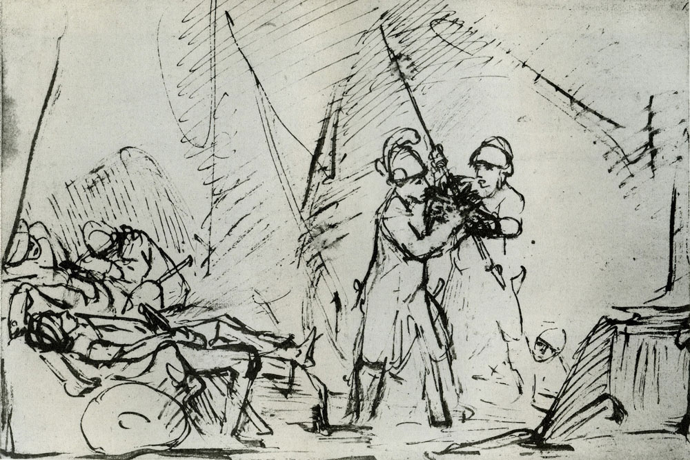 David Preventing Abishai from Killing Saul